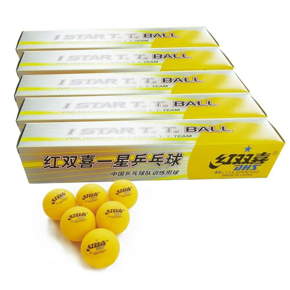 NEW! 30 x DHS 1 STAR 40MM TABLE TENNIS / PING PONG BALLS