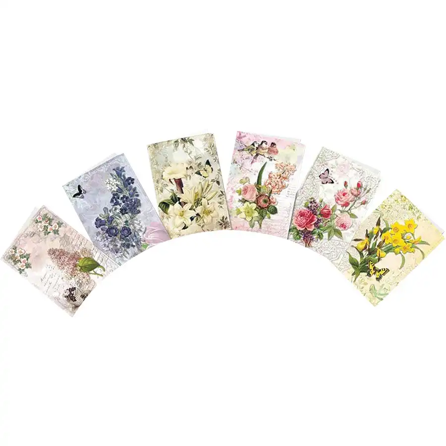 Wild Flowers Kit 1 - Makes 12 Cards- Paper Crafts