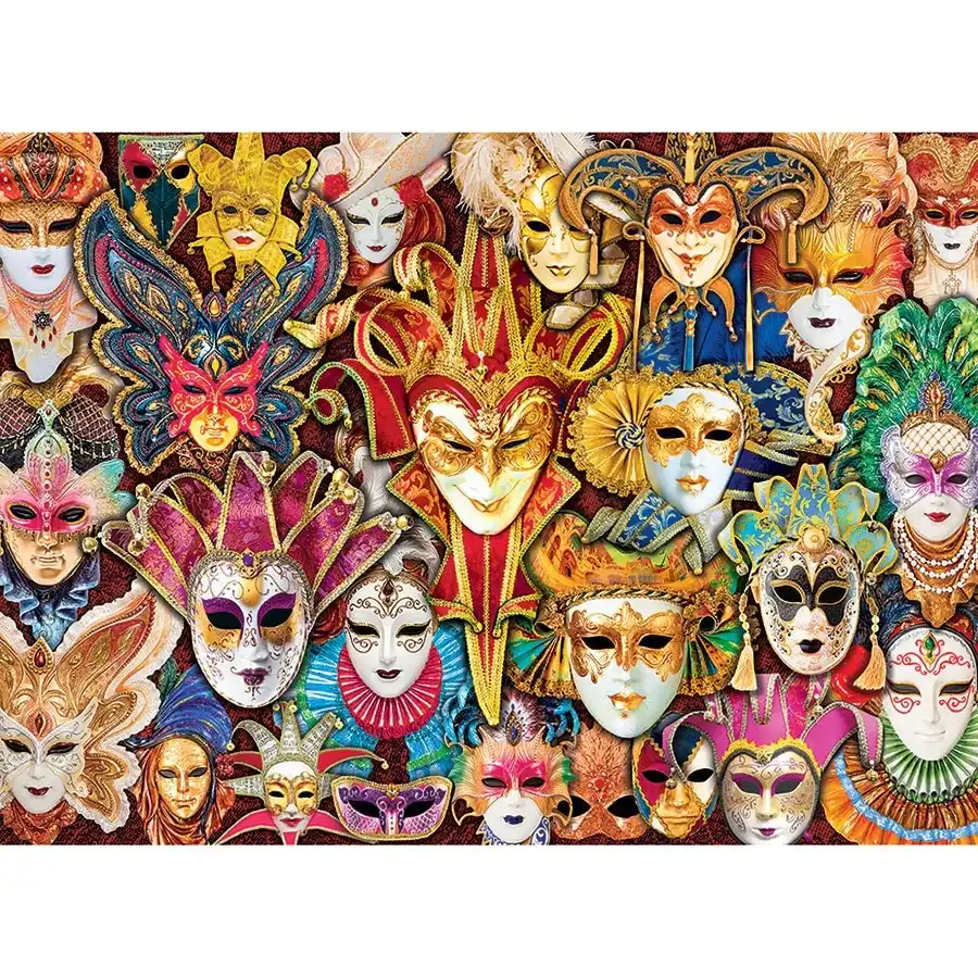 Venetian Masks 1000 pieces- Jigsaws