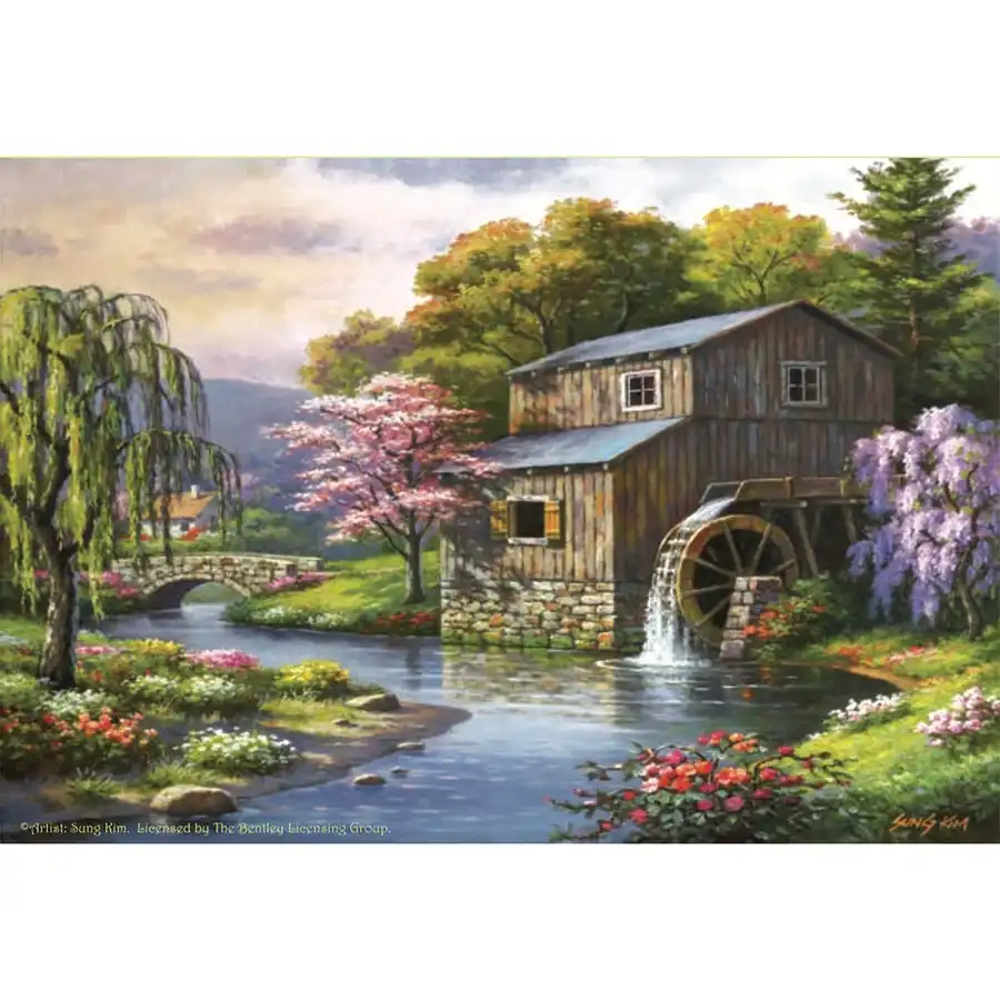 Spring at the Mill 300 pc- Jigsaws