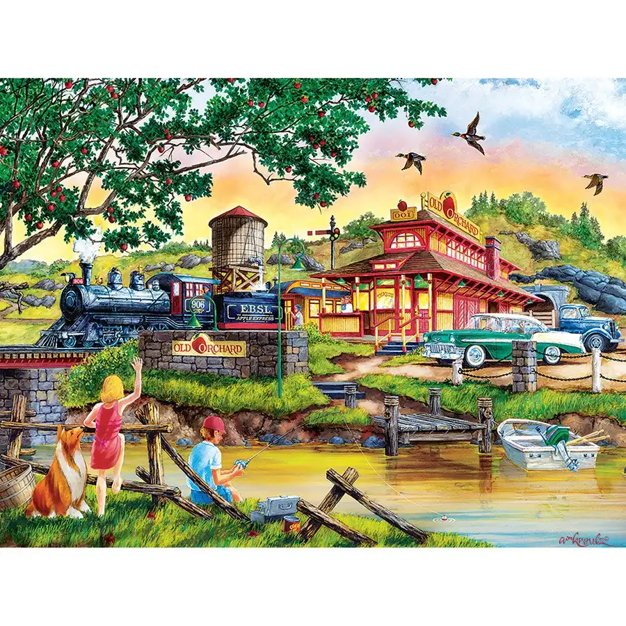 Country Escapes Apple Express 550 pieces- Jigsaws