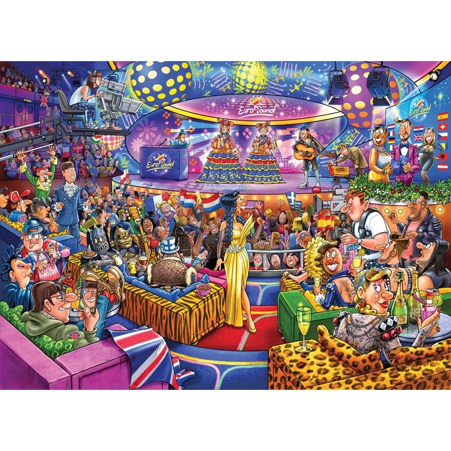 Wasgij Mystery 25  - Eurosound! 1000 pc- Jigsaws