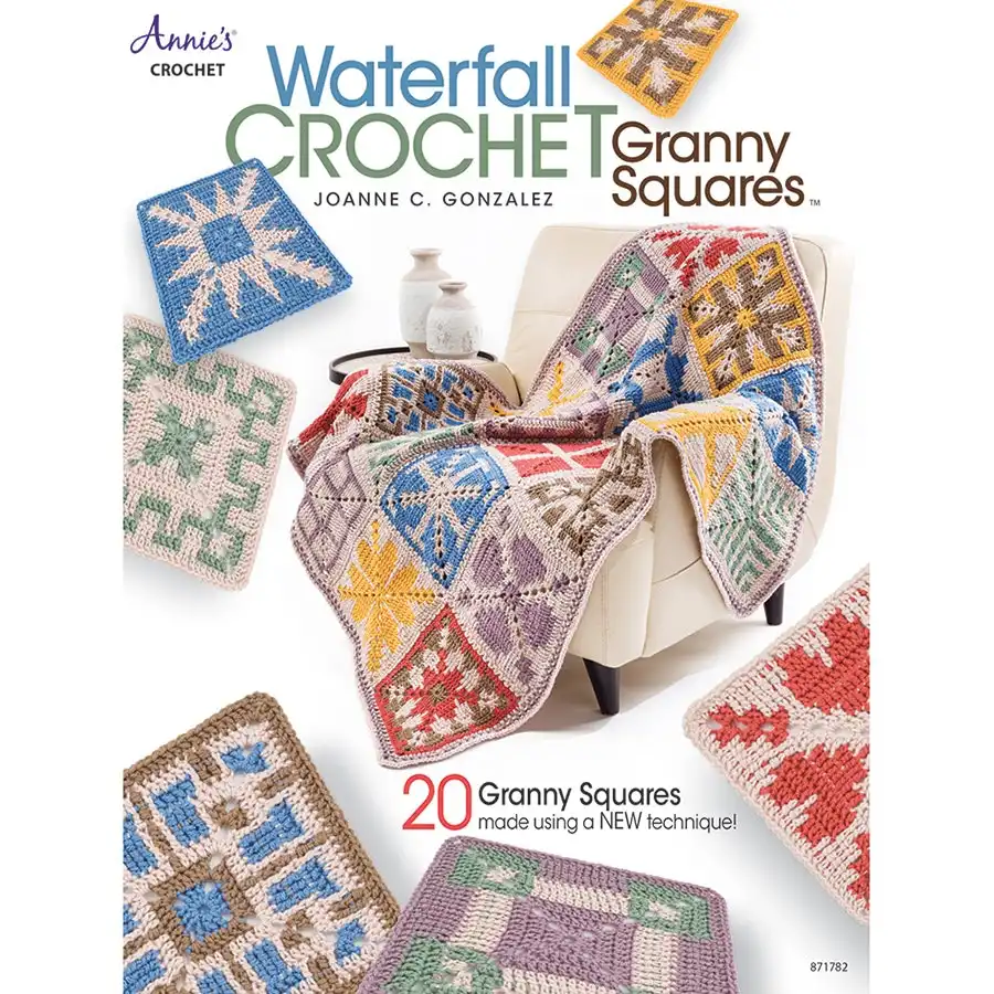 Waterfall Crochet Granny Squares- Book