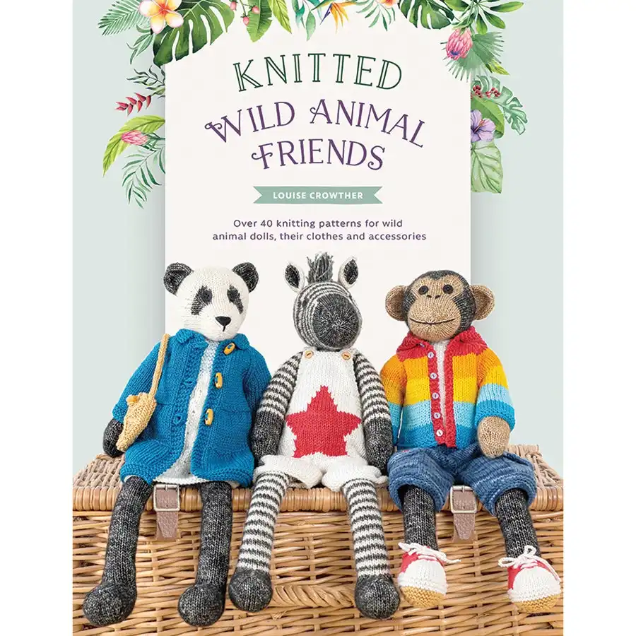 Knitted Wild Animal Friends- Book
