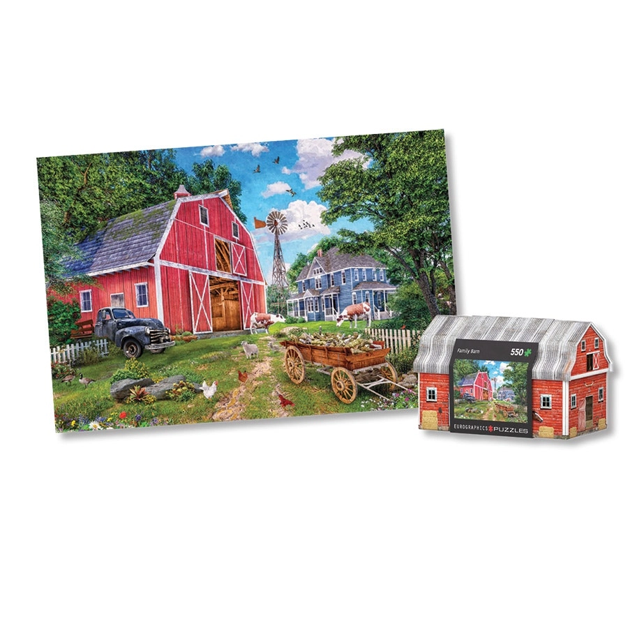 Family Farm in Tin 1000 pc- Jigsaws