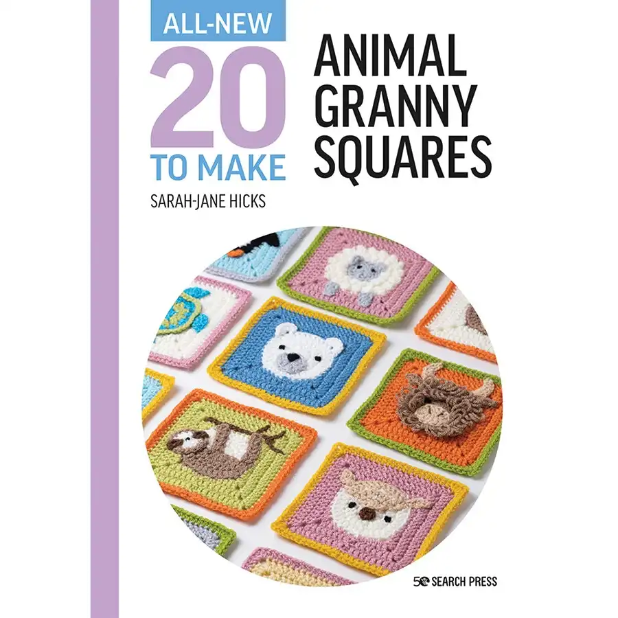 20 to Make Animal Granny Squares- Book