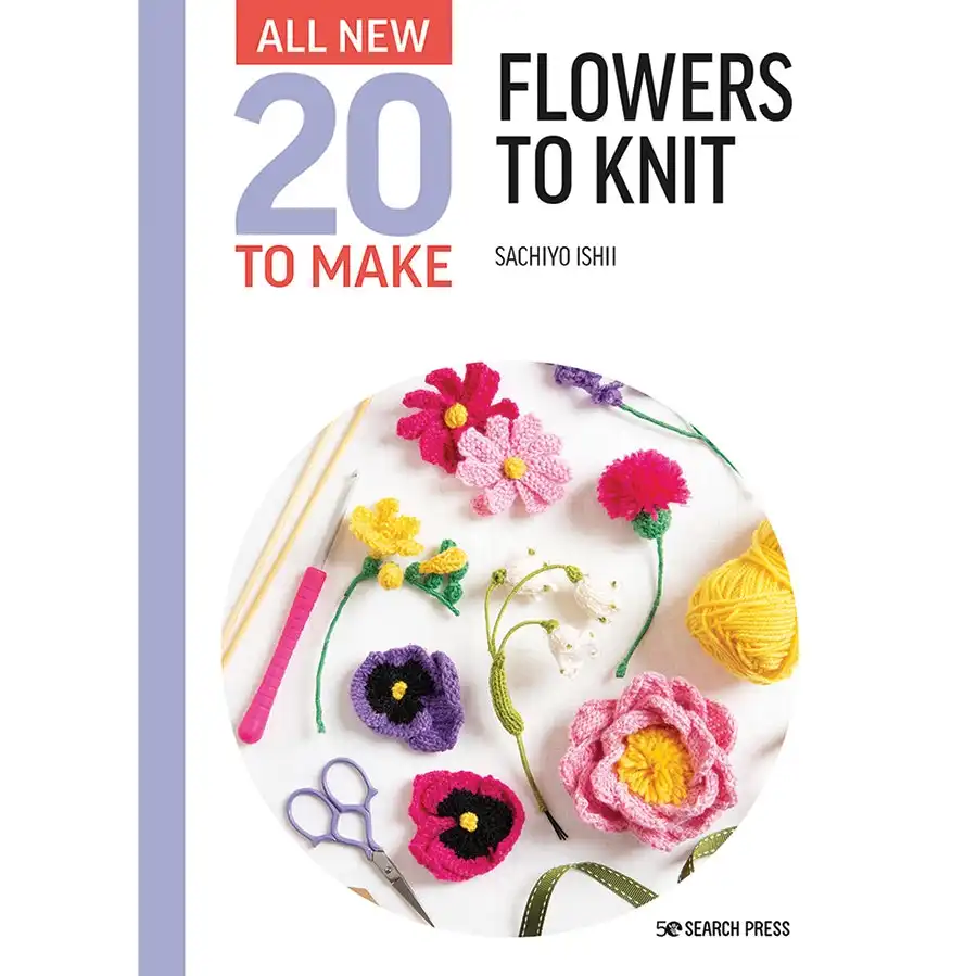 20 to Make Flowers to Knit- Book