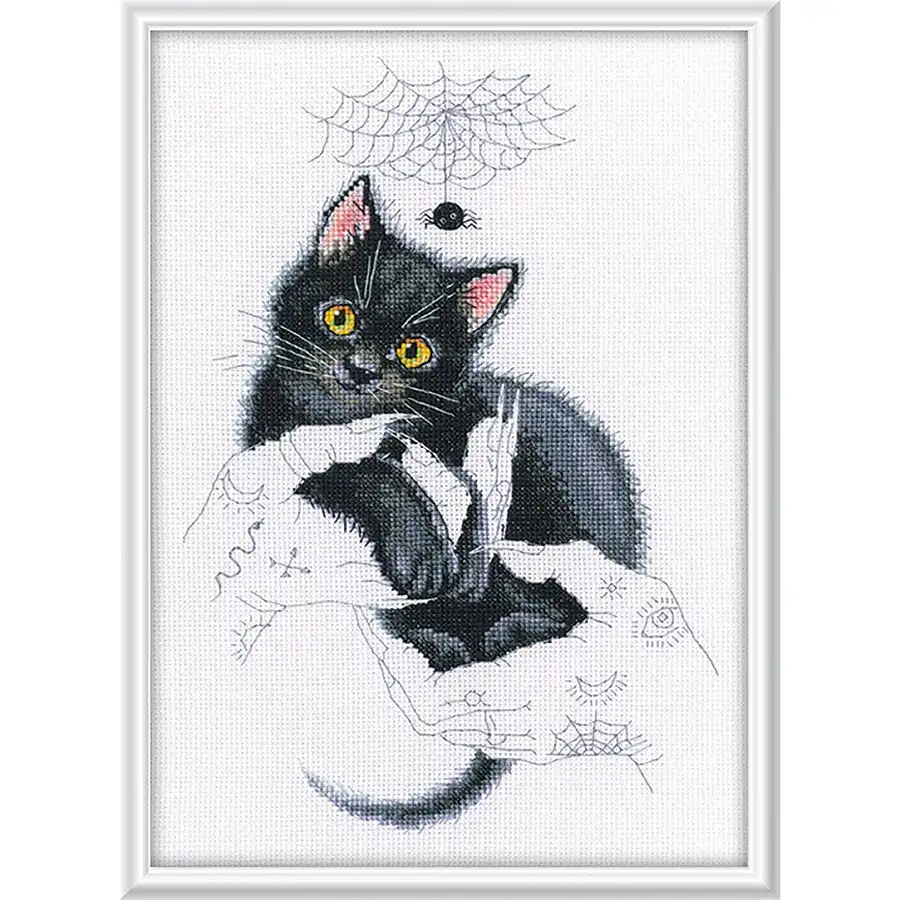 Cat Magic Cross Stitch- Needlework