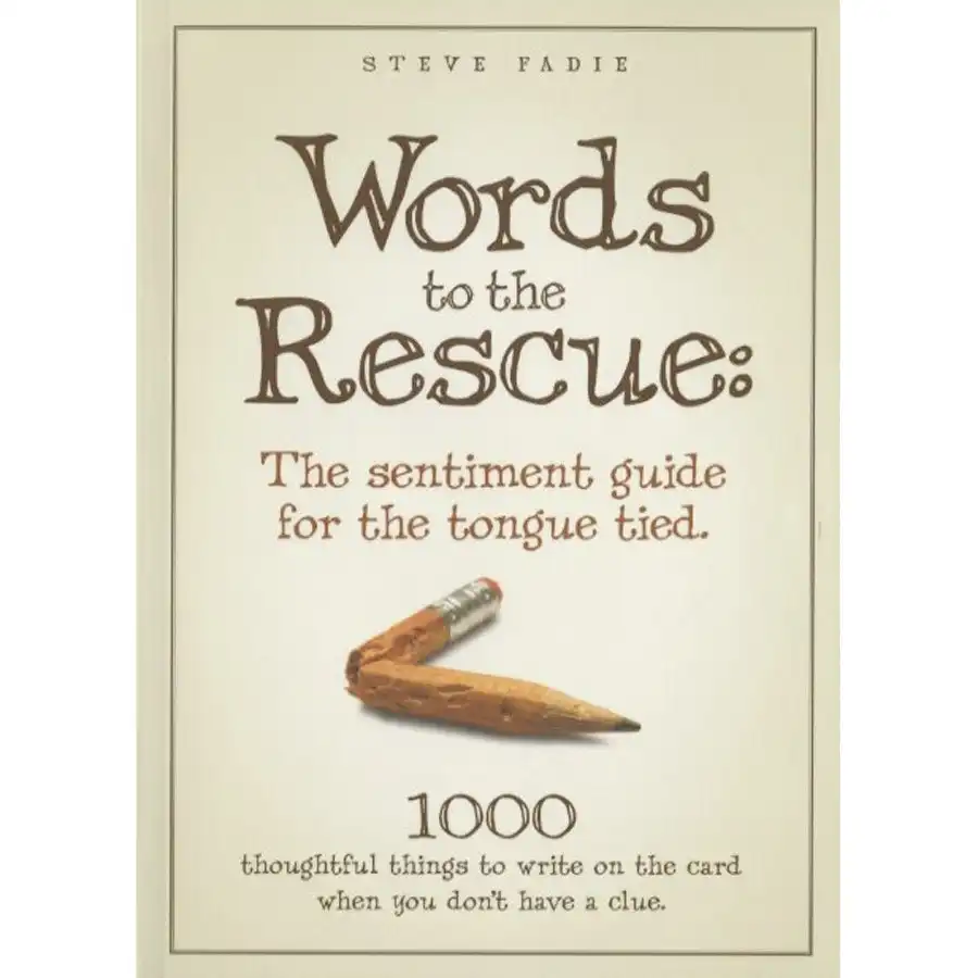 Words To The Rescue- Book