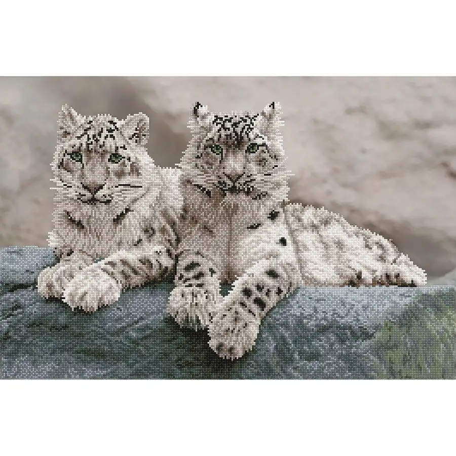 Snow Leopards Diamond Dotz