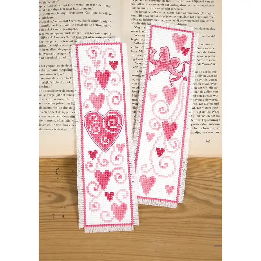 Cupid Bookmarks- Needlework