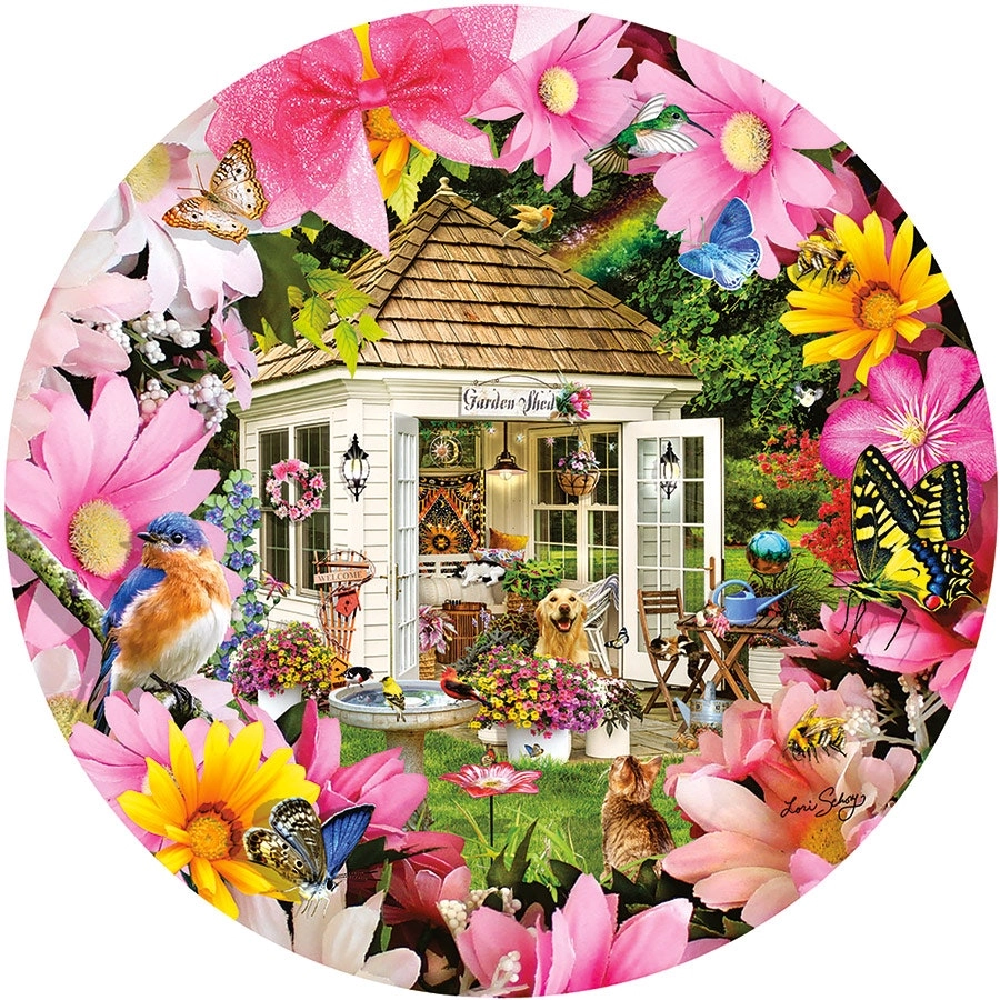 Garden Shed In Flower  500 pc- Jigsaws