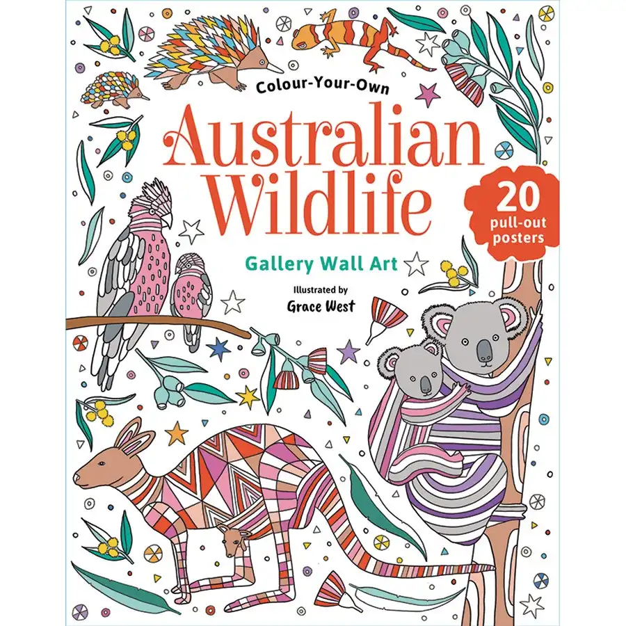 Australian Wildlife Colouring- Book