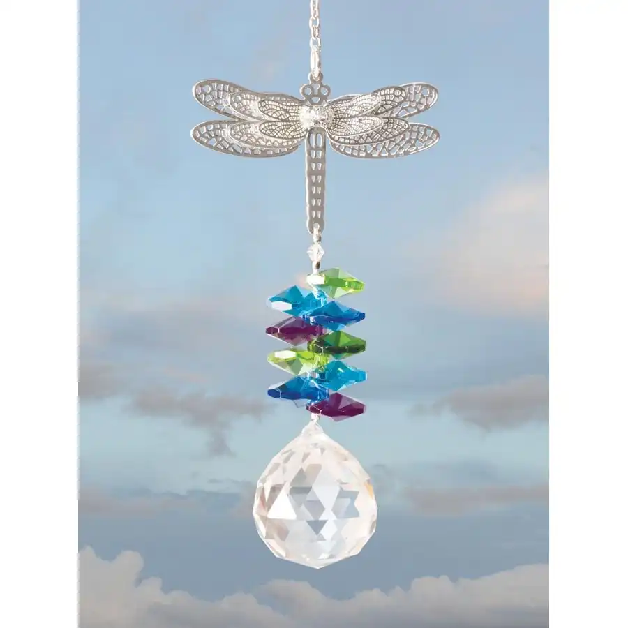 Crystal Ornament - Dragonfly