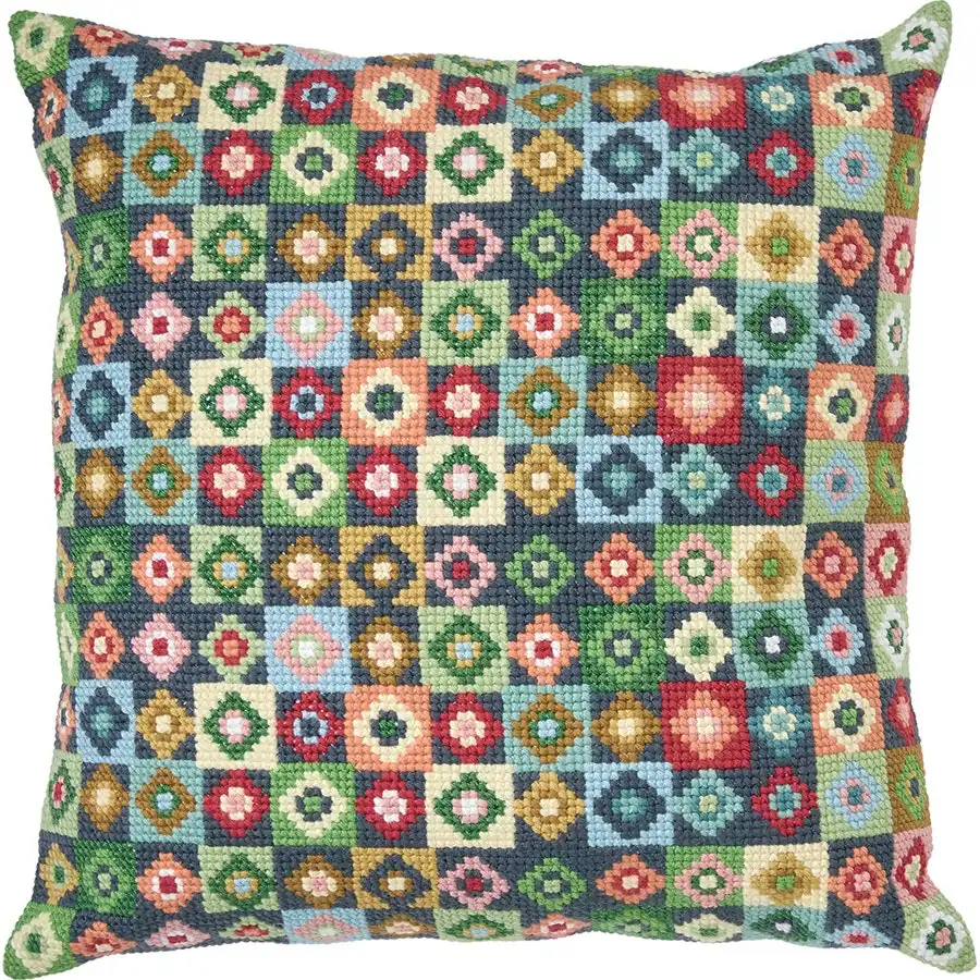Mosaic Cushion- Needlework