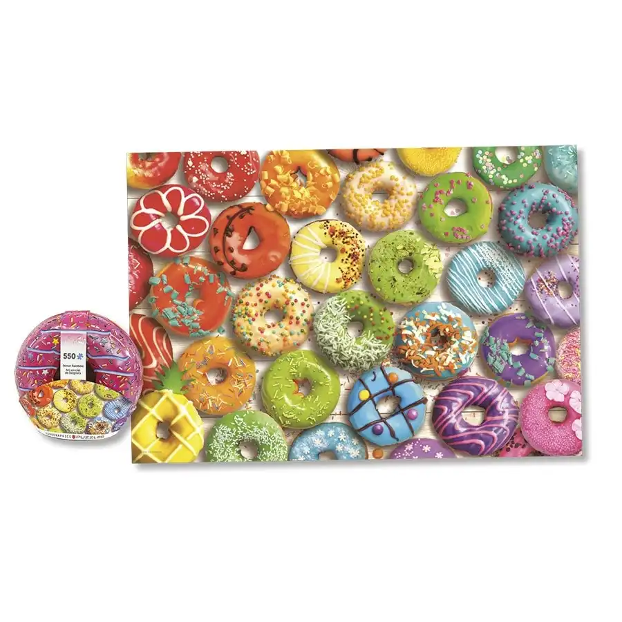 Donut Rainbow in Tin 550 pc- Jigsaws
