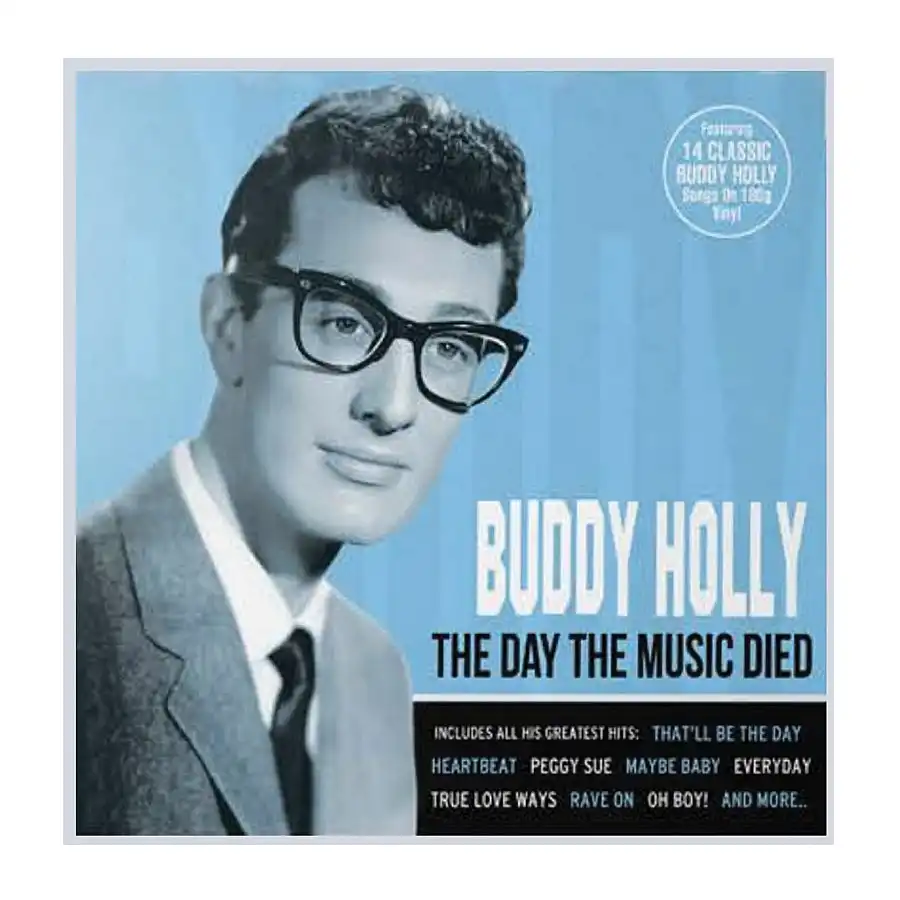 Buddy Holly - The Day The Music Died Vinyl (18 Tracks) DVD