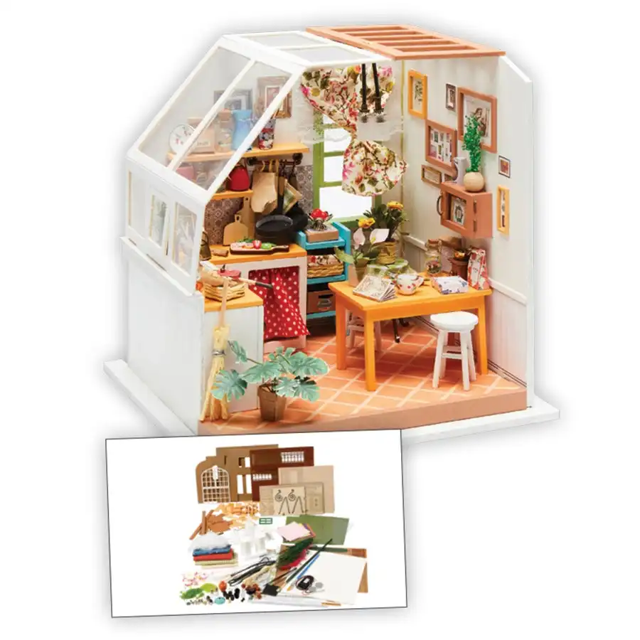 DIY Miniature Room Set Kitchen