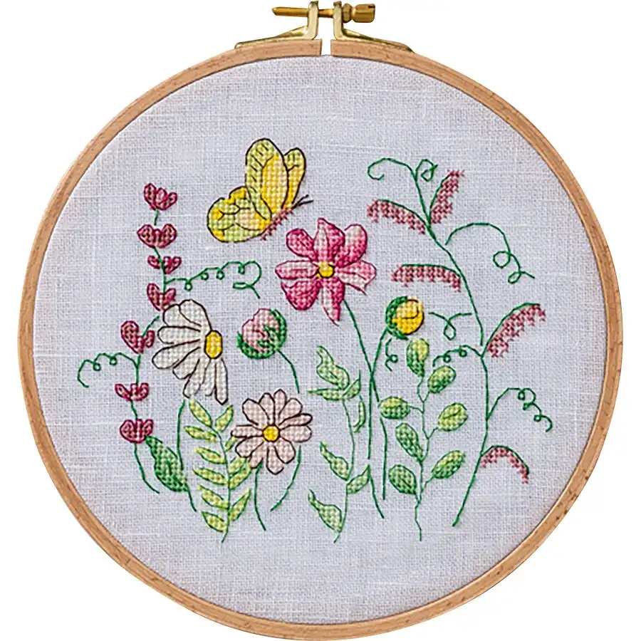 Wildflowers Cross Stitch- Needlework