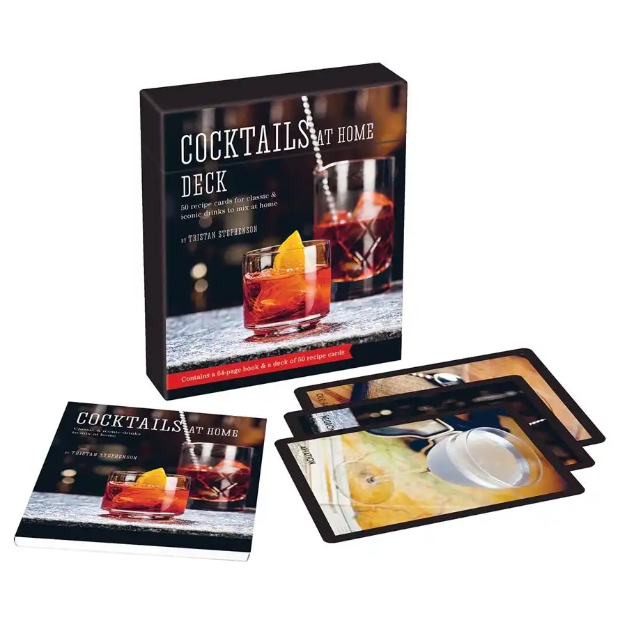 Cocktails at Home Deck- Book