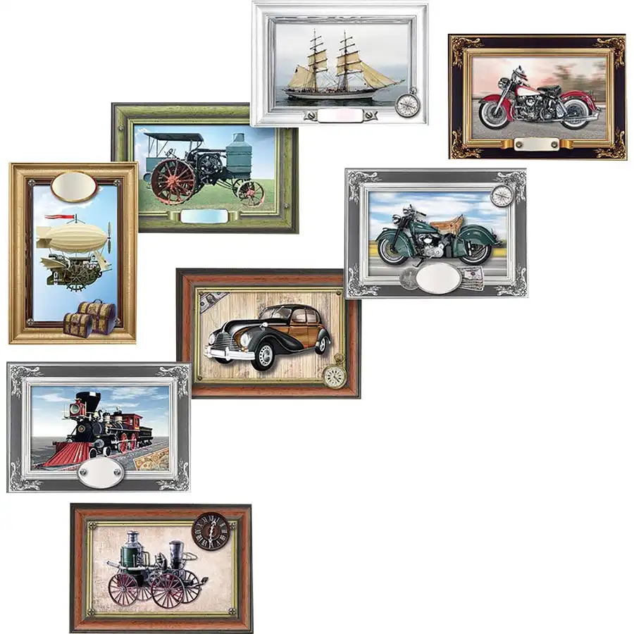Deluxe 3D Oldtimers Greeting Cards- Paper Crafts