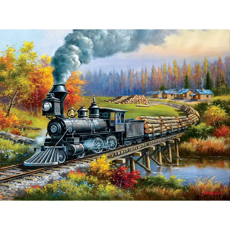 Logging Camp Run 1000 pc- Jigsaws