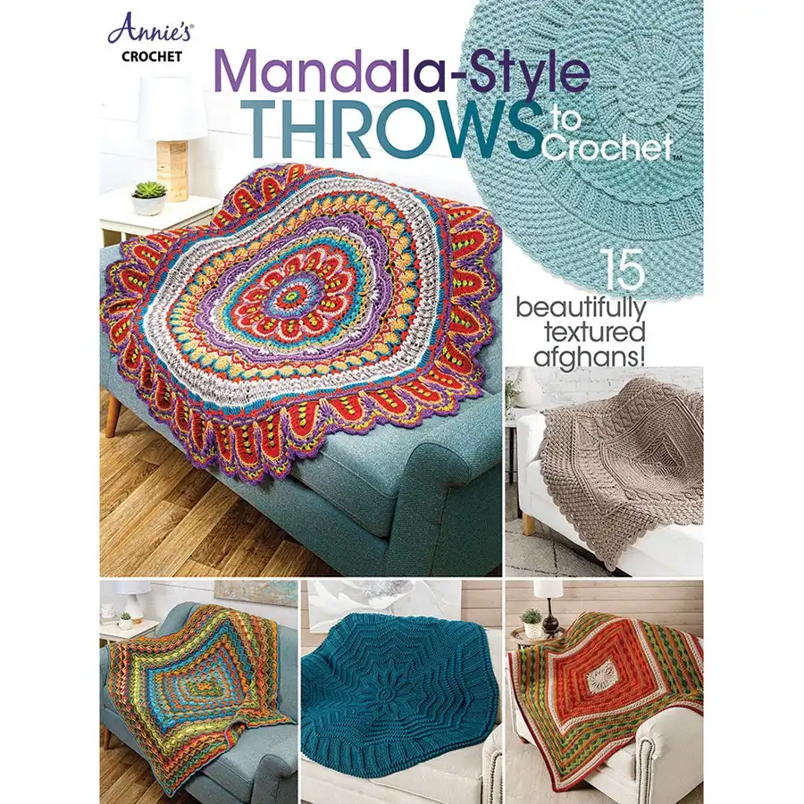 Mandala-Style Throws to Crochet- Book