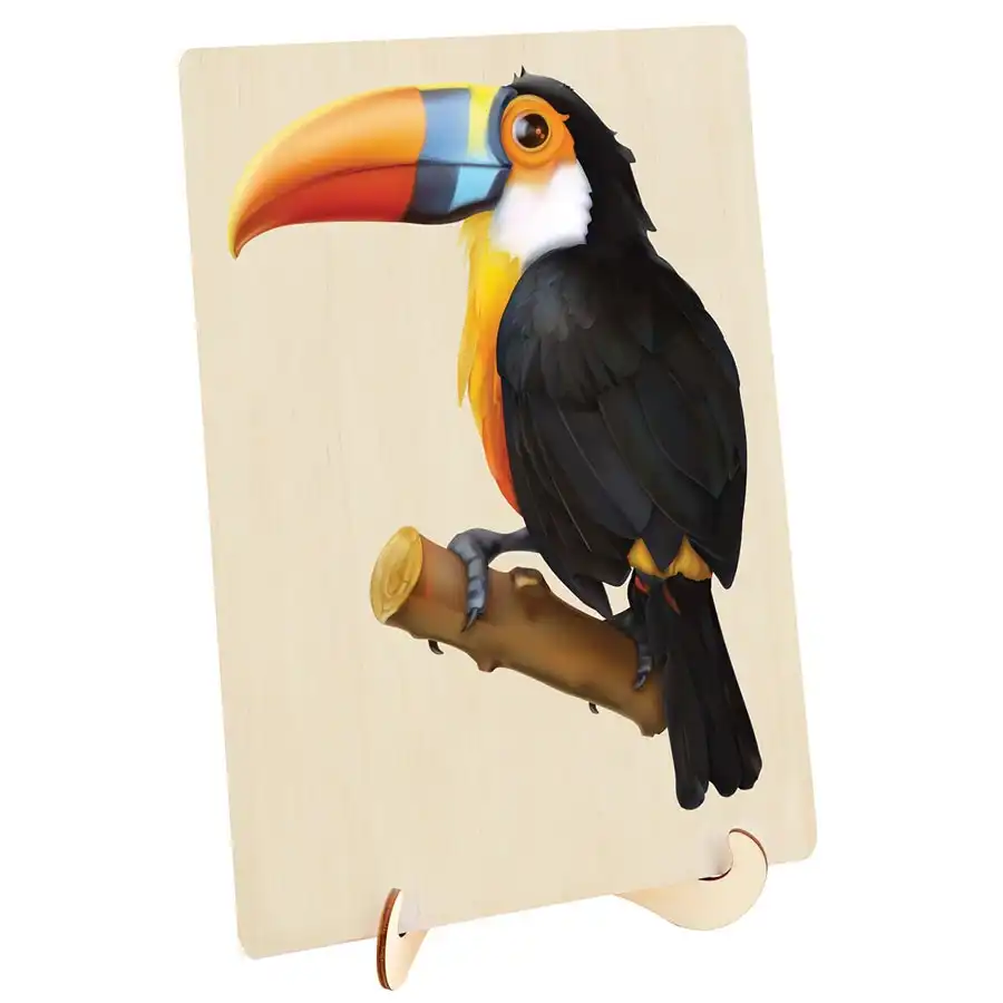Puzzle Toucan with Easel 135 pc- Jigsaws