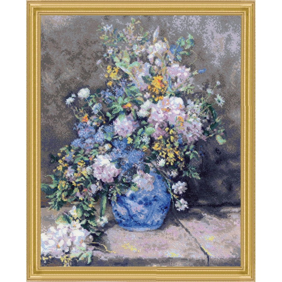 Spring Bouquet Cross Stitch- Needlework