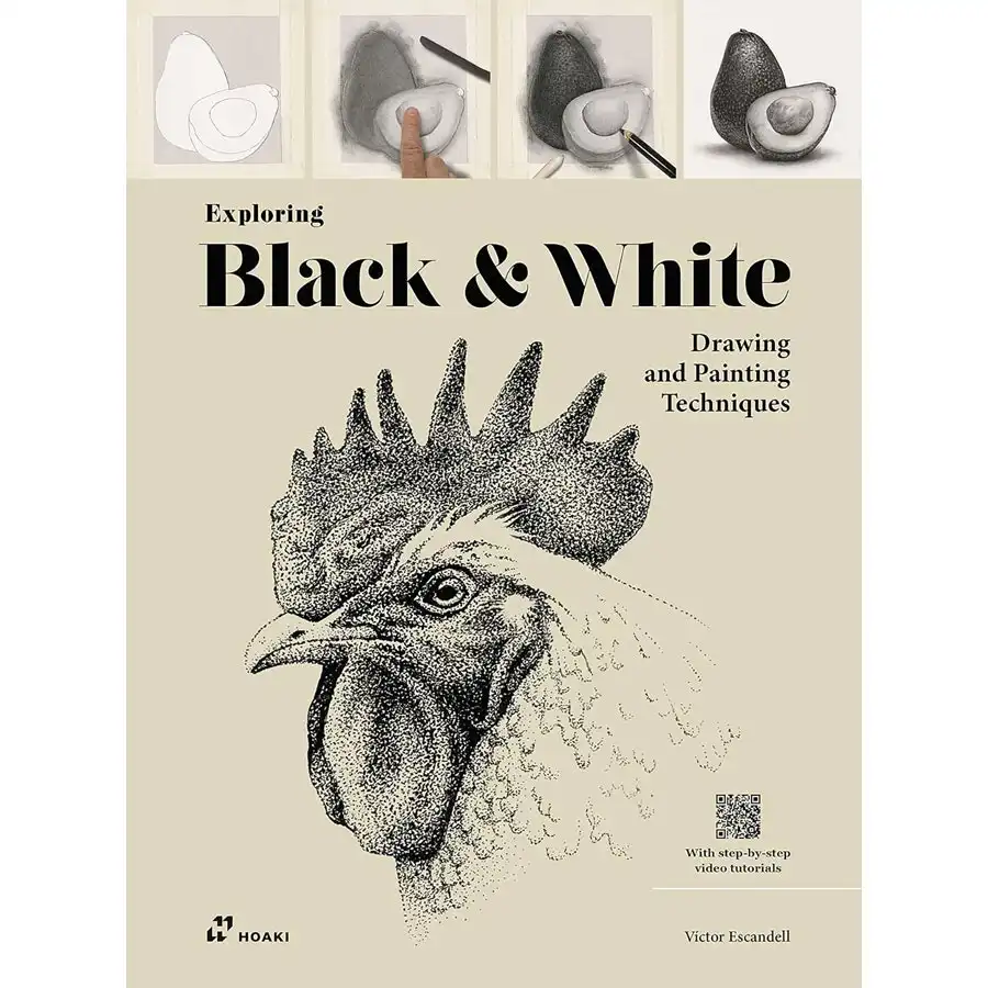 Black and White Drawing & Painting Techniques- Book