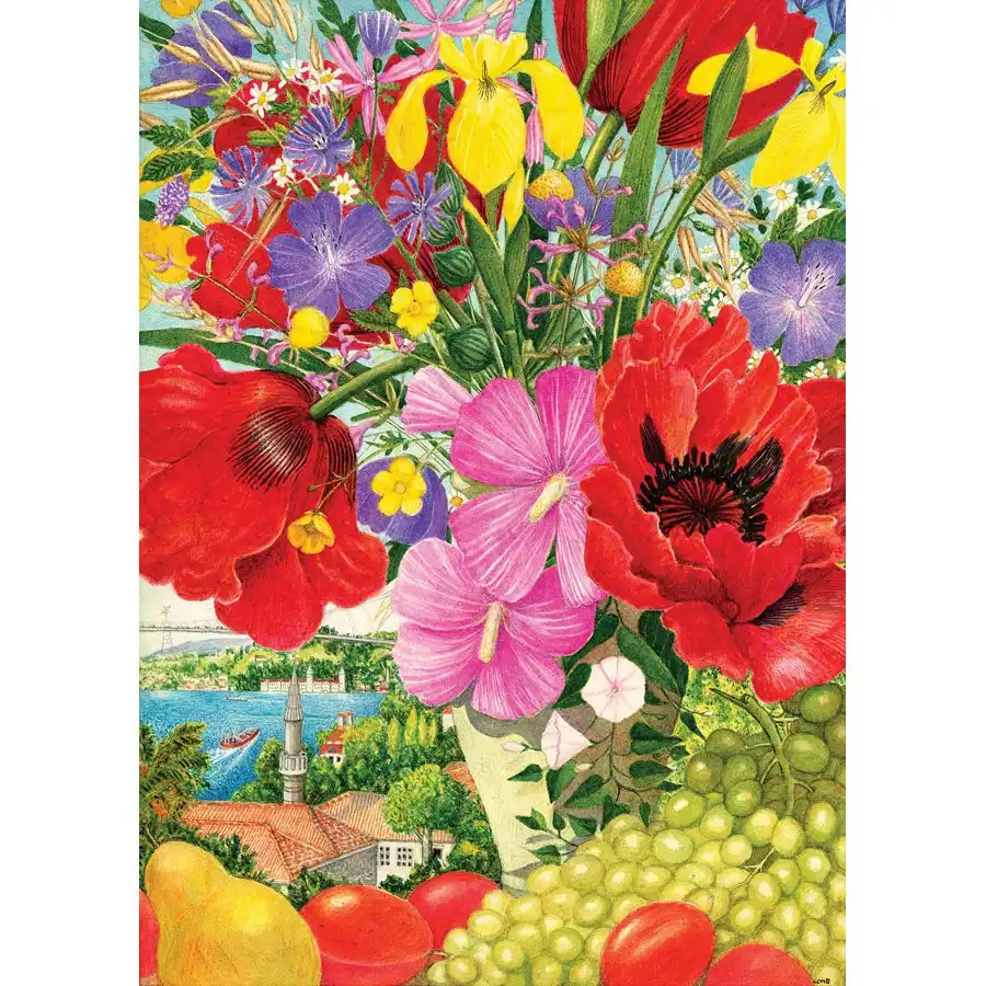 Floral Fiesta - Poppy  Paradise 1000pc- Jigsaws