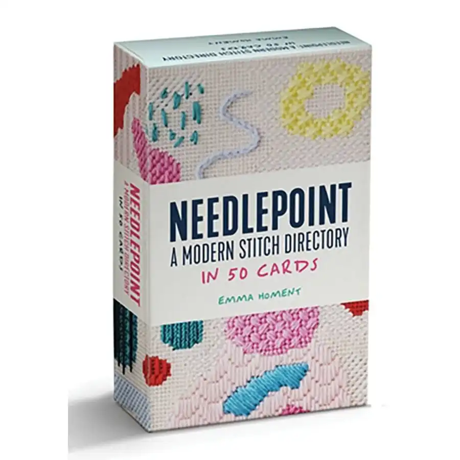 Needlepoint a Modern Stitch Directory in 50 Cards- Book