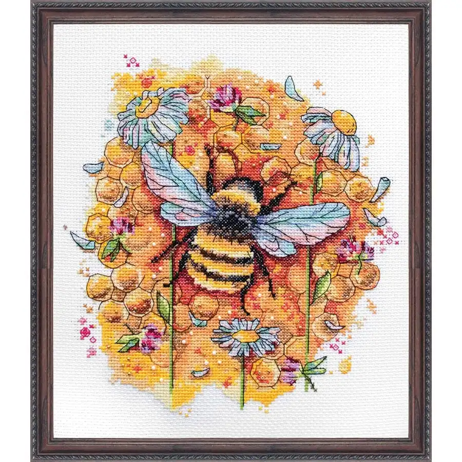 Bee Cross Stitch- Needlework