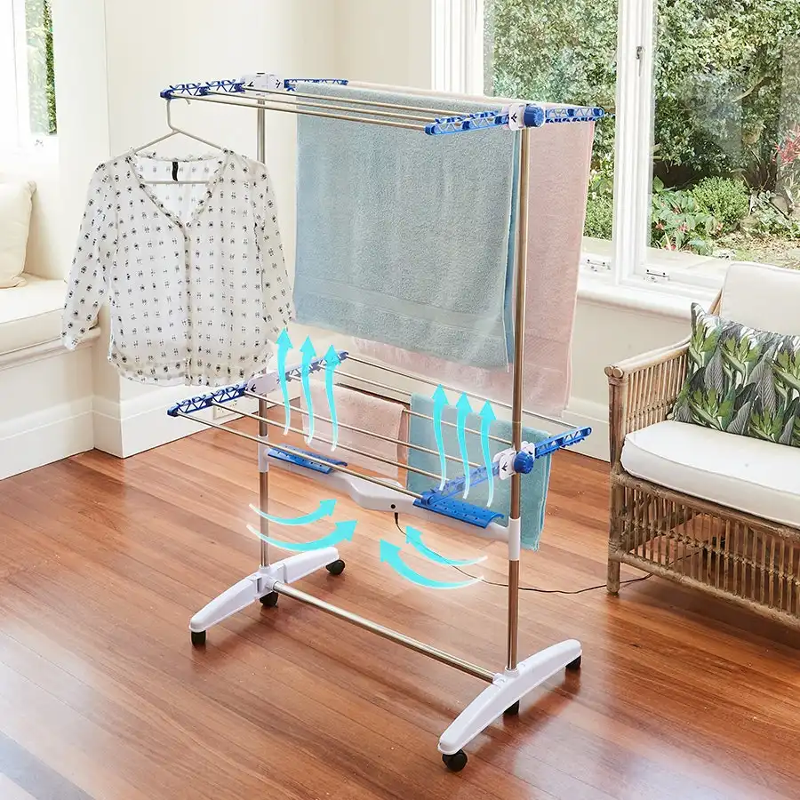 Clothes Drying Rack with Blower