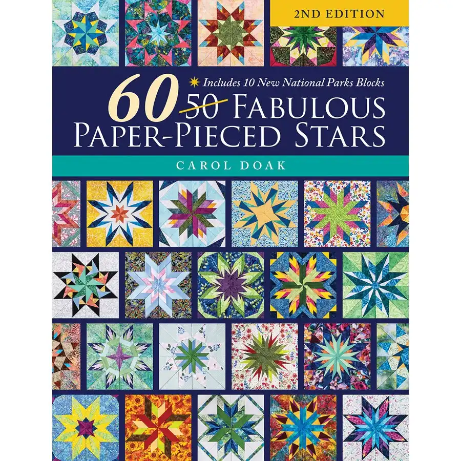 60 Fabulous Paper-Pieced Stars- Book