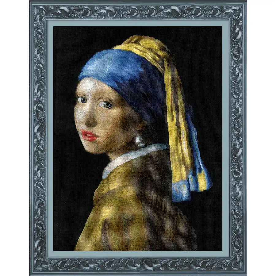 Girl with a Pearl Earring- Needlework