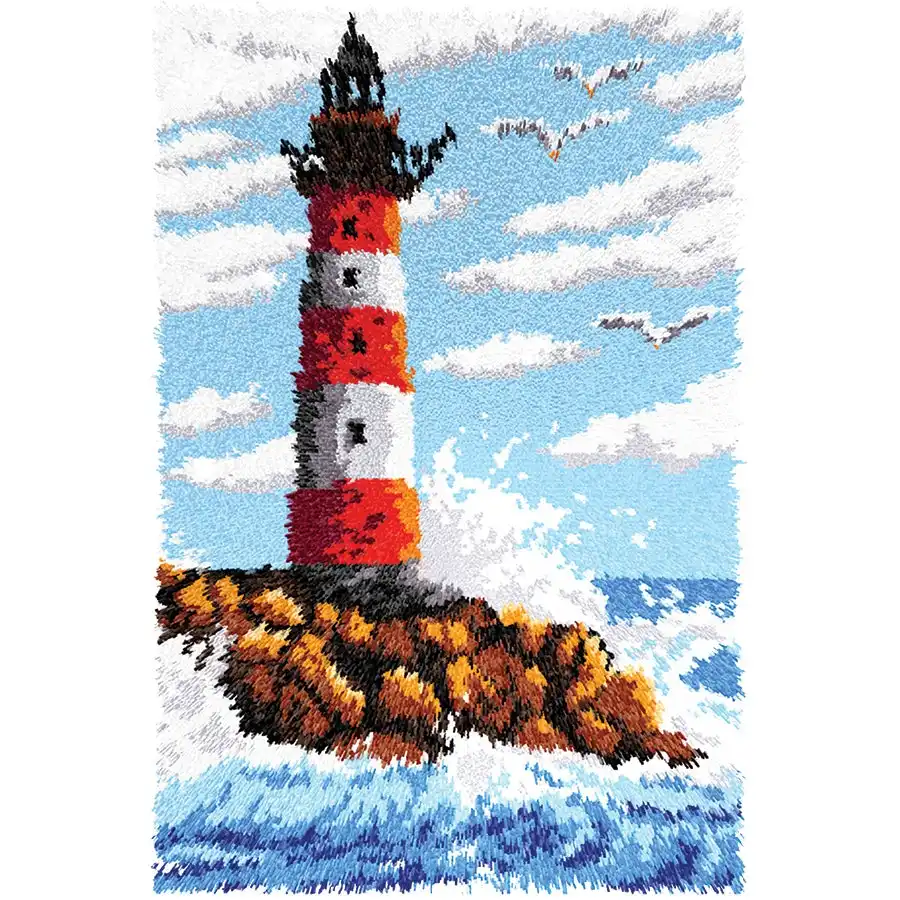 Lighthouse Latch Hook- Needlework