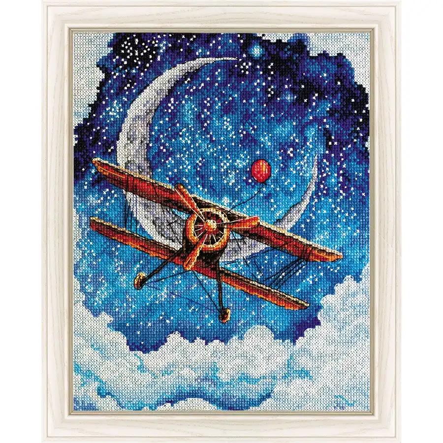 Above the Clouds Cross Stitch- Needlework