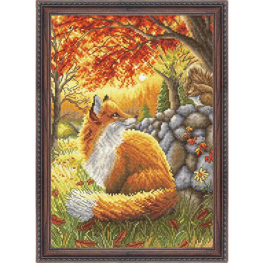 A Friend for Little Fox Cross Stitch- Needlework