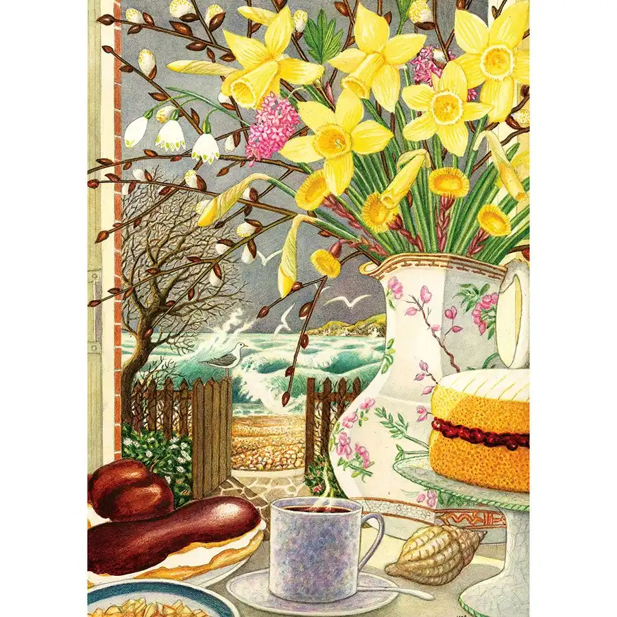 Floral Fiesta - Daffodils By The Sea 1000 pc- Jigsaws
