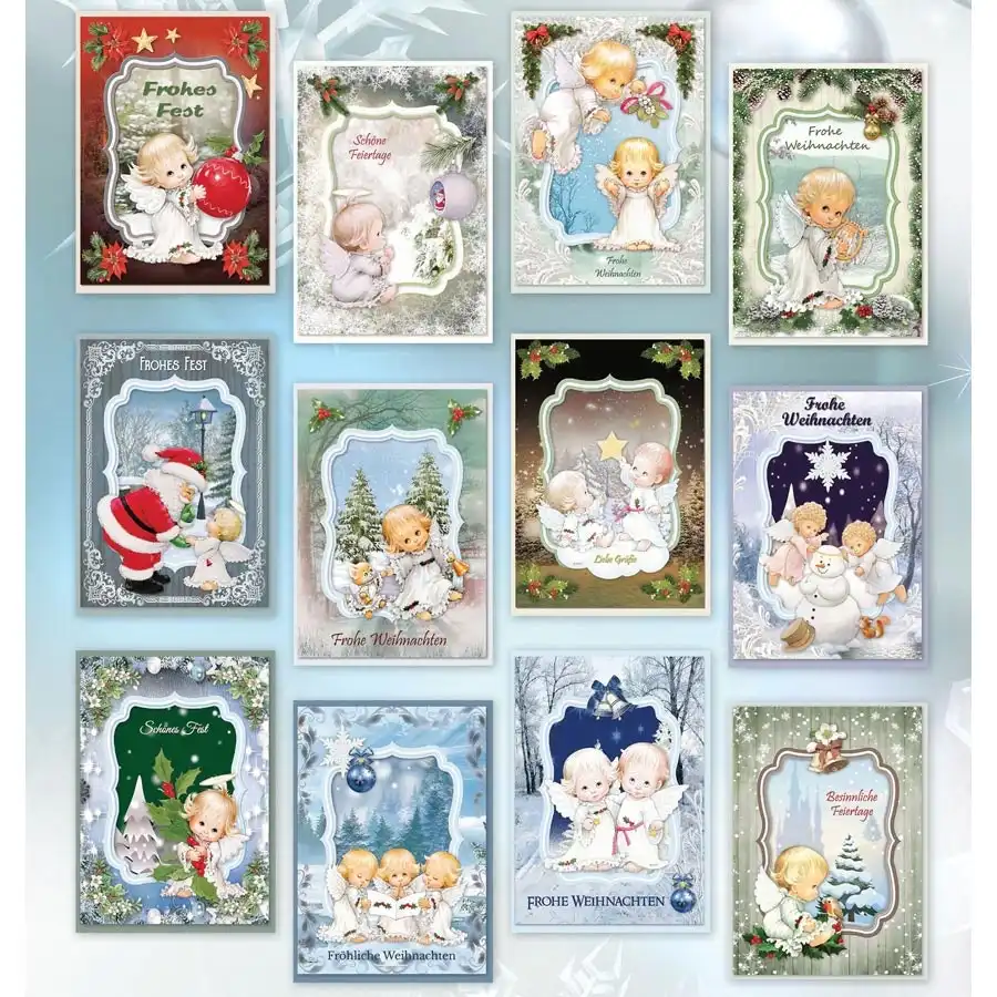 Morehead Angels Cards - Makes 12- Paper Crafts