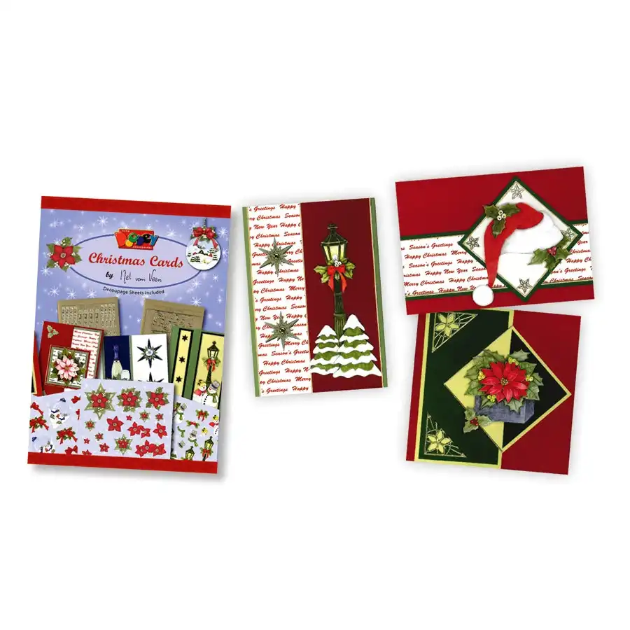 3D Christmas Cards Decoupage- Paper Crafts