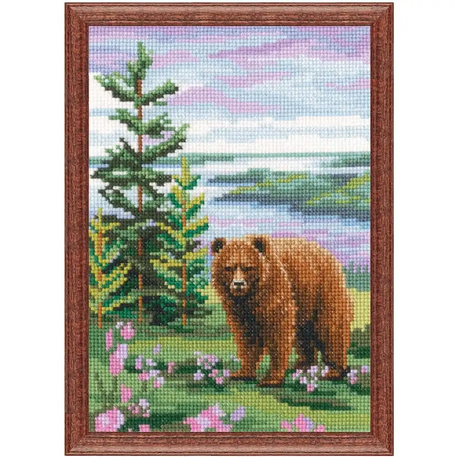 Bear Country Cross Stitch- Needlework