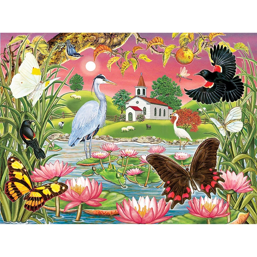 Heron Lake 500 pc- Jigsaws