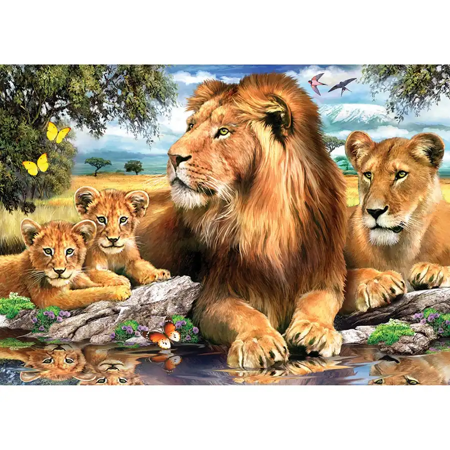 Lion Pride 300 pc Jigsaw Puzzle- Jigsaws