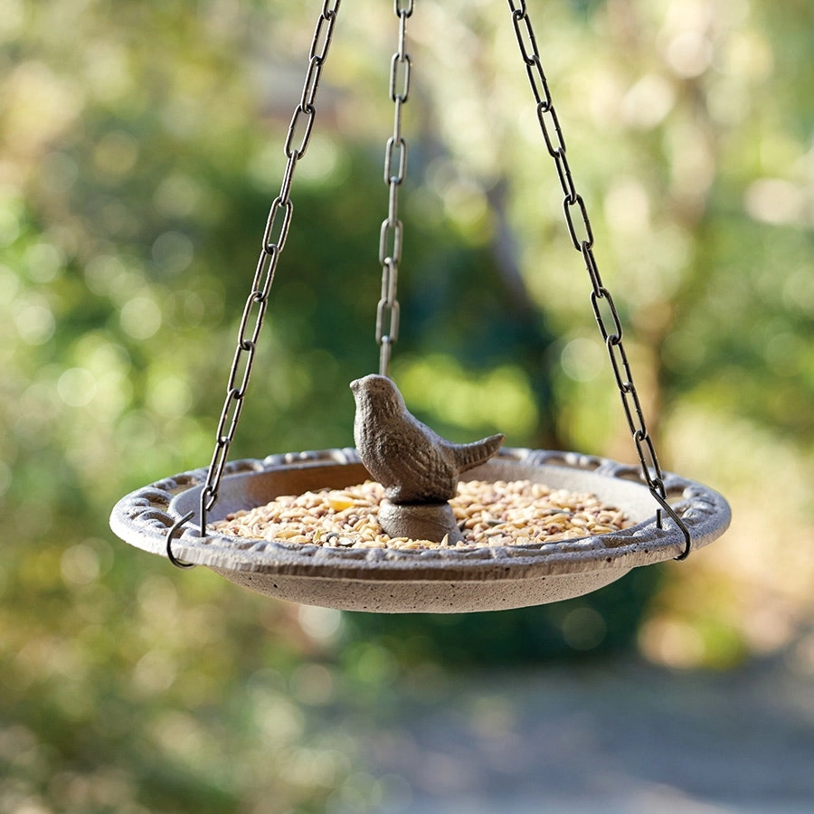 Cast Iron Hanging Bird Feeder