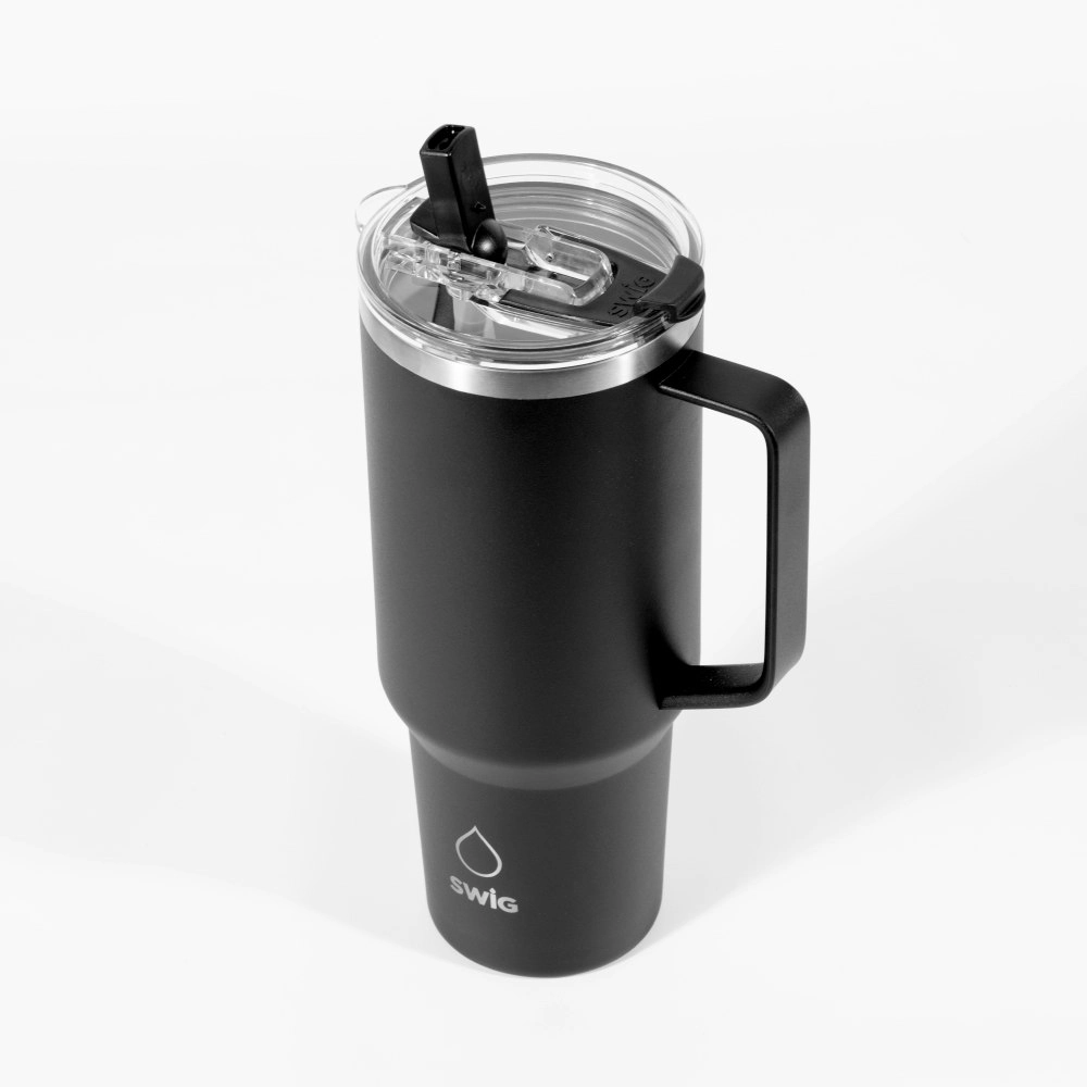 Swig Black Matte Tumbler 1200mL