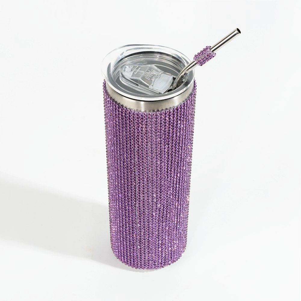 Swig Skinny Tumbler Glitz Lilac Tumbler 590mL