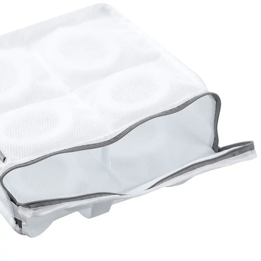 4x Boxsweden Wash It 30x11cm Washing Mesh Protector Shoe Bag Storage White