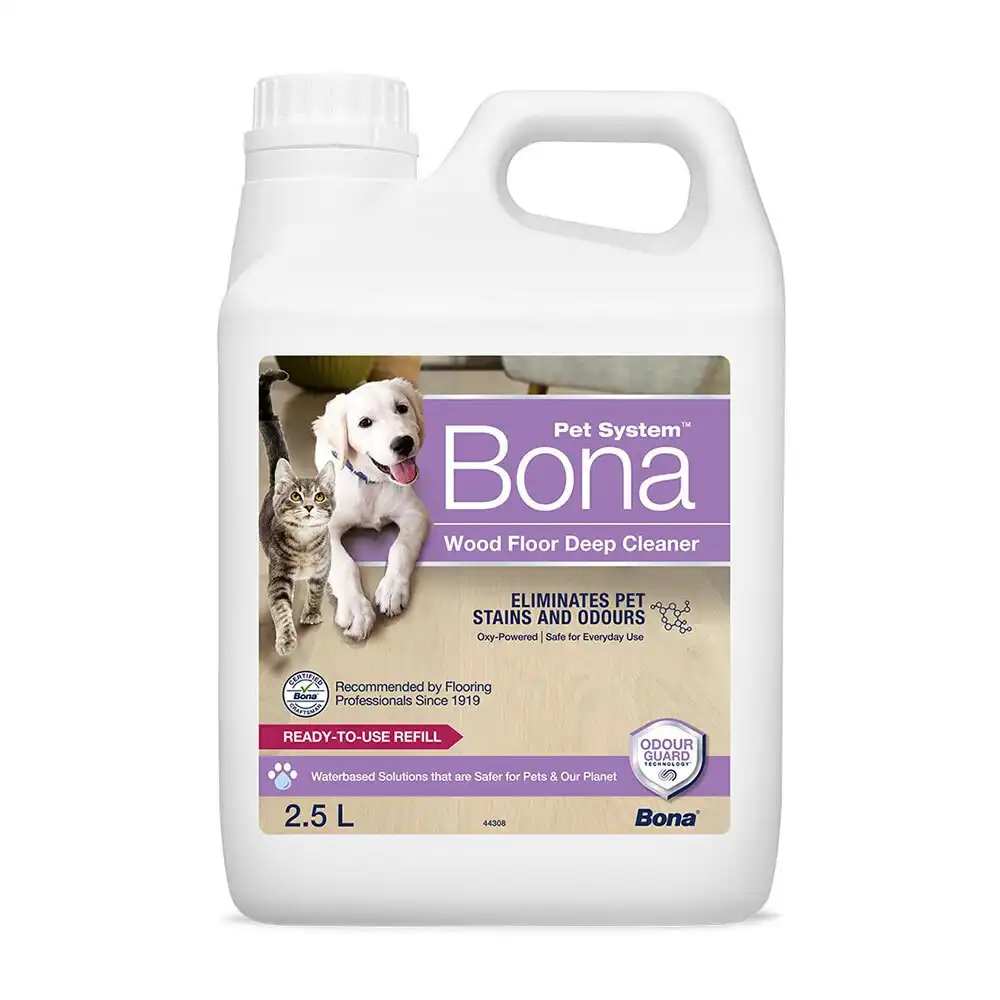 Bona Pet Care Water-Based Wood/Cork Floor Deep Cleaner 2.5L Refill Bottle